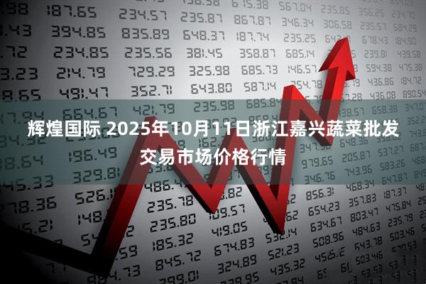 辉煌国际 2025年10月11日浙江嘉兴蔬菜批发交易市场价格行情