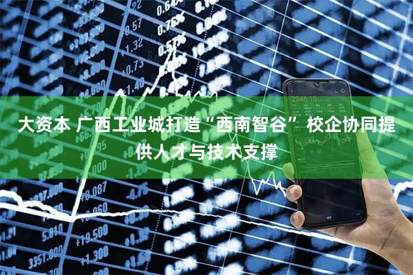 大资本 广西工业城打造“西南智谷” 校企协同提供人才与技术支撑